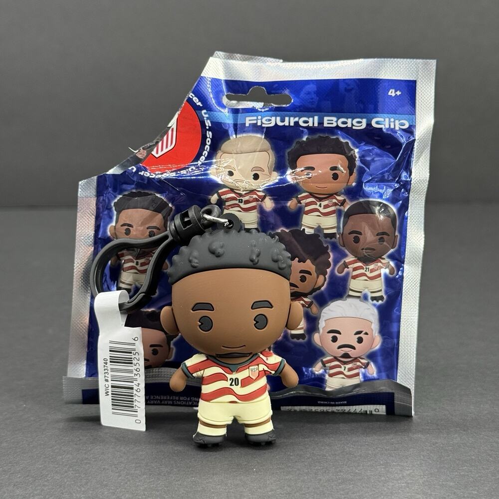 2026 US Soccer Men's National Team Balogun Bag Clip Keychain Exclusive Chase